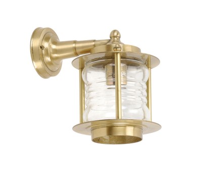 LIDO LIGHT 107461 OUTDOOR BRASS WALL LAMP 454K