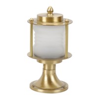 LIDO LIGHT 107464 OUTDOOR BRASS BOLLARD LAMP 454