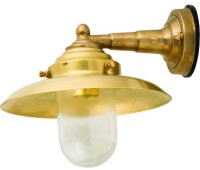 LIDO LIGHT 107523 OUTDOOR BRASS WALL LAMP 456