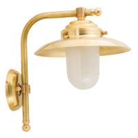 LIDO LIGHT 107555 OUTDOOR BRASS WALL LAMP 458
