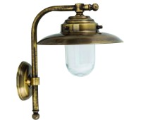 LIDO LIGHT 107560 OUTDOOR BRASS WALL LAMP 458