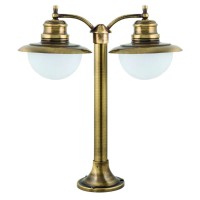 LIDO LIGHT 107632 OUTDOOR BRASS BOLLARD LAMP 463