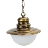 LIDO LIGHT 107650 OUTDOOR BRASS PENDANT LAMP 4634