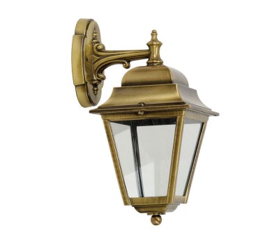 LIDO LIGHT 107985 OUTDOOR BRASS WALL LAMP 481K
