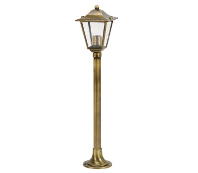 LIDO LIGHT 108082 OUTDOOR BRASS BOLLARD LAMP 483