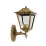 LIDO LIGHT 108110 OUTDOOR BRASS WALL LAMP 483A