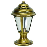 LIDO LIGHT 108240 OUTDOOR BRASS BOLLARD LAMP 485