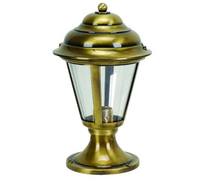 LIDO LIGHT 108240 OUTDOOR BRASS BOLLARD LAMP 485