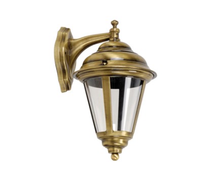 LIDO LIGHT 108251 OUTDOOR BRASS WALL LAMP 485K