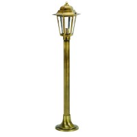 LIDO LIGHT 108278 OUTDOOR BRASS BOLLARD LAMP 486