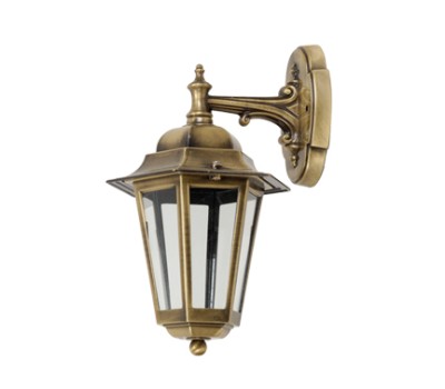 LIDO LIGHT 108320 OUTDOOR BRASS WALL LAMP 486K
