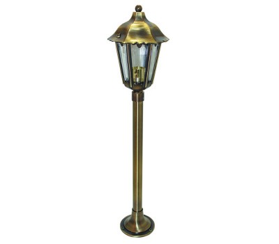 LIDO LIGHT 108410 OUTDOOR BRASS BOLLARD LAMP 488
