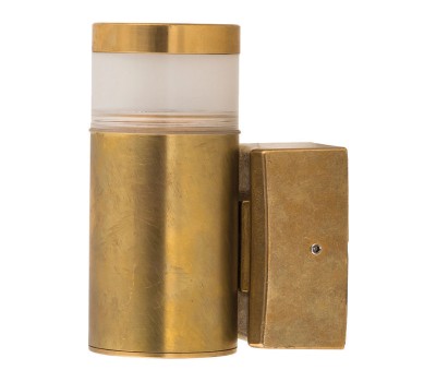 LIDO LIGHT 108837 OUTDOOR BRASS WALL LAMP 61-13