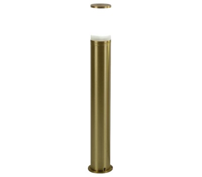LIDO LIGHT 117817 OUTDOOR BRASS BOLLARD LAMP F80