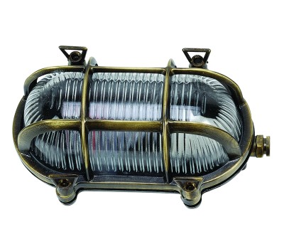 LIDO LIGHT 126167 OUTDOOR BRASS WALL LAMP 405