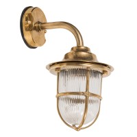Фасаден аплик LIDO LIGHT 130823 OUTDOOR BRASS WALL LAMP 4061