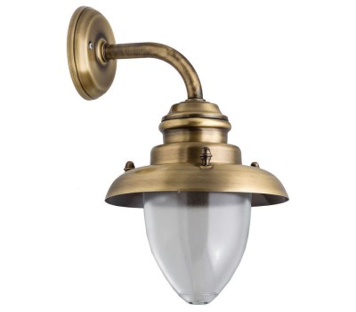 LIDO LIGHT 130895 OUTDOOR BRASS WALL LAMP 4241
