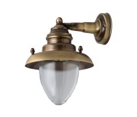LIDO LIGHT 131865 OUTDOOR BRASS WALL LAMP 4242