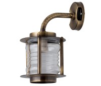 LIDO LIGHT 131874 OUTDOOR BRASS WALL LAMP 4541
