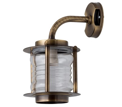 LIDO LIGHT 131874 OUTDOOR BRASS WALL LAMP 4541