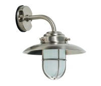 LIDO LIGHT 131890 OUTDOOR BRASS WALL LAMP 4551