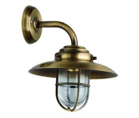 LIDO LIGHT 131891 OUTDOOR BRASS WALL LAMP 4551