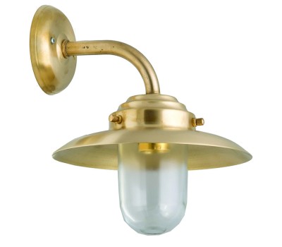 LIDO LIGHT 131898 OUTDOOR BRASS WALL LAMP 4561