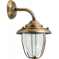 LIDO LIGHT 131950 OUTDOOR BRASS WALL LAMP 4271