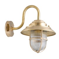 Фасаден аплик LIDO LIGHT 132083 OUTDOOR BRASS WALL LAMP 4066
