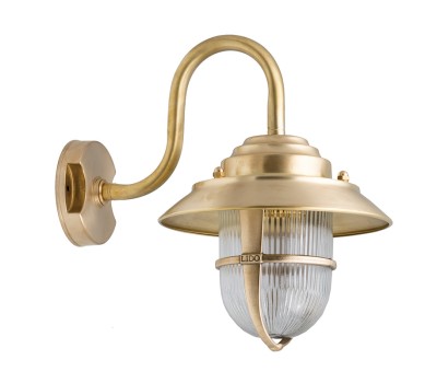 LIDO LIGHT 132092 OUTDOOR BRASS WALL LAMP 4076