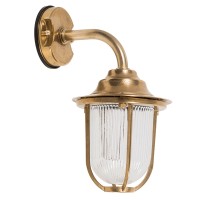 LIDO LIGHT 132308 OUTDOOR BRASS WALL LAMP 4201