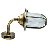 Фасаден аплик LIDO LIGHT 132310 OUTDOOR BRASS WALL LAMP 4201