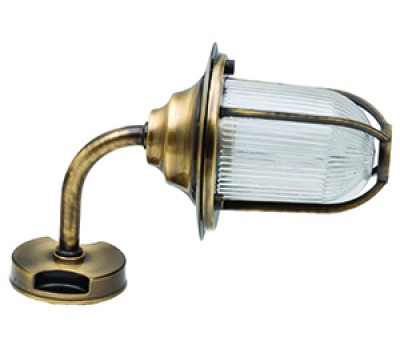 LIDO LIGHT 132310 OUTDOOR BRASS WALL LAMP 4201