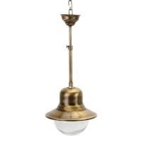 LIDO LIGHT 132524 OUTDOOR BRASS PENDANT LAMP 46841