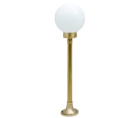 LIDO LIGHT 132584 OUTDOOR BRASS BOLLARD LAMP 4945
