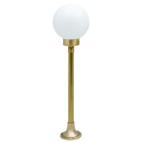 LIDO LIGHT 132584 OUTDOOR BRASS BOLLARD LAMP 4945