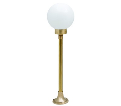 LIDO LIGHT 132584 OUTDOOR BRASS BOLLARD LAMP 4945