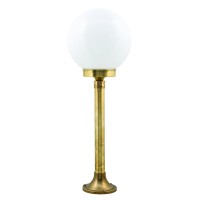 LIDO LIGHT 132629 OUTDOOR BRASS BOLLARD LAMP 4945