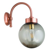 LIDO LIGHT 132708 OUTDOOR BRASS WALL LAMP 4942-20