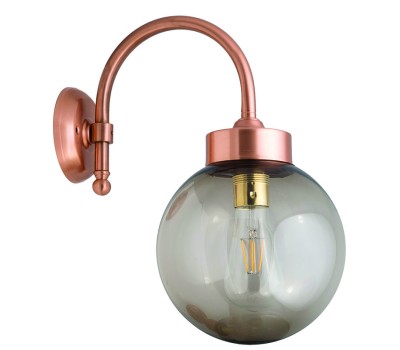Фасаден аплик LIDO LIGHT 132708 OUTDOOR BRASS WALL LAMP 4942-20