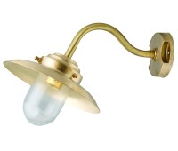 LIDO LIGHT 132764 OUTDOOR BRASS WALL LAMP 4565
