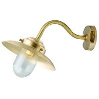 LIDO LIGHT 132764 OUTDOOR BRASS WALL LAMP 4565