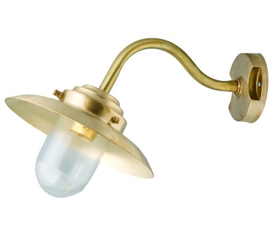 LIDO LIGHT 132764 OUTDOOR BRASS WALL LAMP 4565