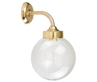 LIDO LIGHT 132928 OUTDOOR BRASS WALL LAMP 4941-20