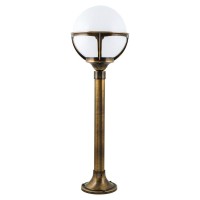 LIDO LIGHT 133004 OUTDOOR BRASS BOLLARD LAMP 489