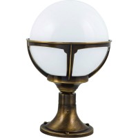LIDO LIGHT 133041 OUTDOOR BRASS BOLLARD LAMP 489