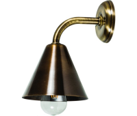 LIDO LIGHT 133065 OUTDOOR BRASS WALL LAMP 4951