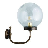 LIDO LIGHT 139531 OUTDOOR BRASS WALL LAMP 4948-30