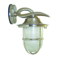LIDO LIGHT 139925 OUTDOOR BRASS WALL LAMP 4231