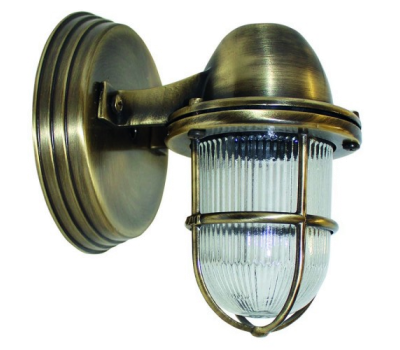 Фасаден аплик LIDO LIGHT 140071 OUTDOOR BRASS WALL LAMP 4108